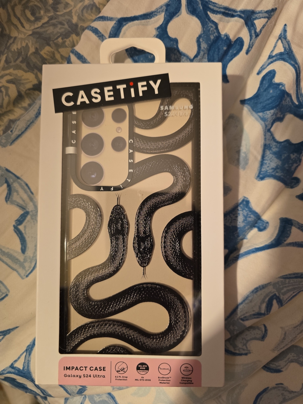 Case-Mate Clear Black Snake Galaxy S24 ULTRA (NEW)